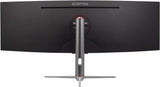 Sceptre Curved 49 inch (5120×1440) Dual QHD 32:9 Gaming Monitor up to 120Hz DisplayPort HDMI Build-in Speakers, Gunmetal Black 2021 (C505B-QSN168)